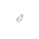 Akoya Pearl and Gold Ring