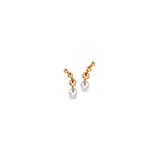 Akoya Pearl and Gold Earrings