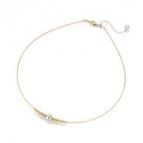 Akoya Pearl and Gold Choker