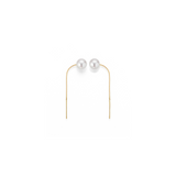 Akoya Pearl and Gold Earrings