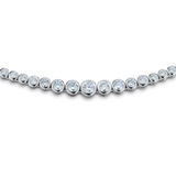 Graduating Diamond Tennis Necklace - Danielle B.