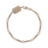 Small 10kt Gold Paperclip Bracelet