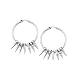 Hoop Earrings with Spikes - Danielle B.