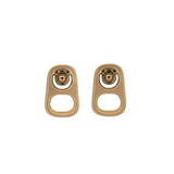 18K Gold Pop Top Stud Earrings - Danielle B.