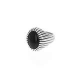 Small Ribbed Shank Low Profile Ring