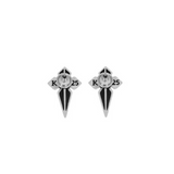 Pointed MB Cross  Earrings - Danielle B.