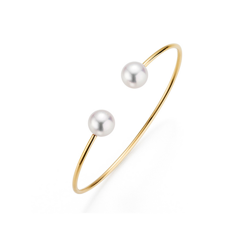 Akoya Pearl and Gold Bracelet