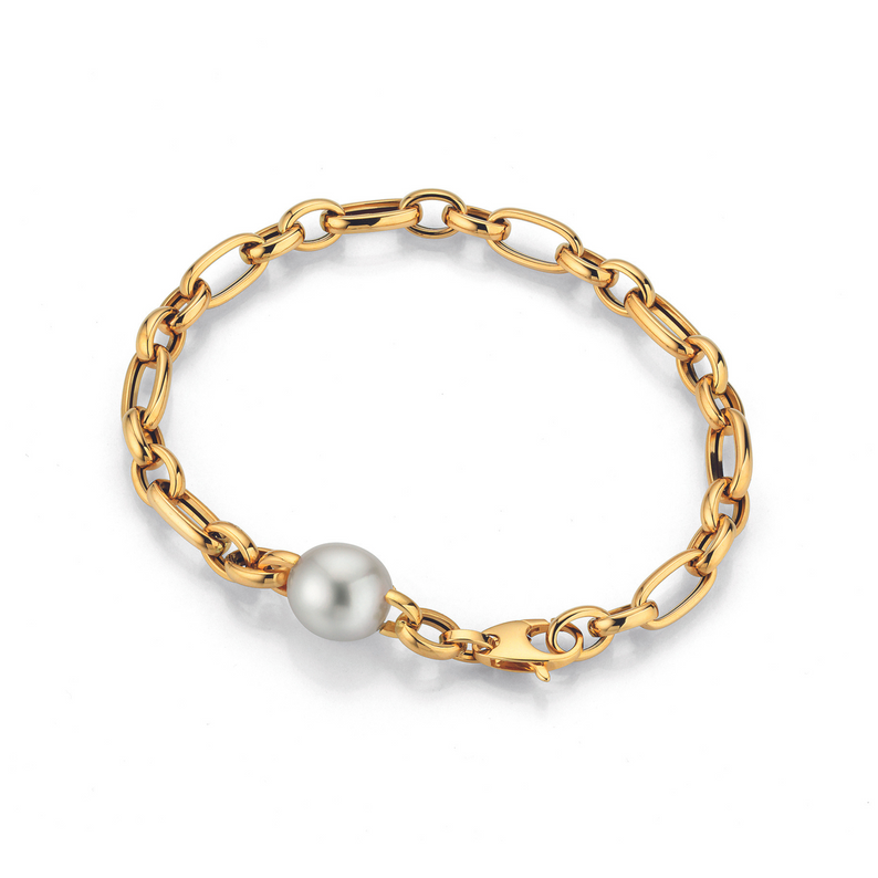 South Sea Pearl and Gold Bracelet