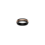 Rose Gold and Stainless Steel Ring