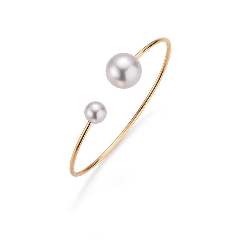 Freshwater Pearl and Gold Bracelet