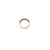 Yellow Gold Ring with Brown Diamonds