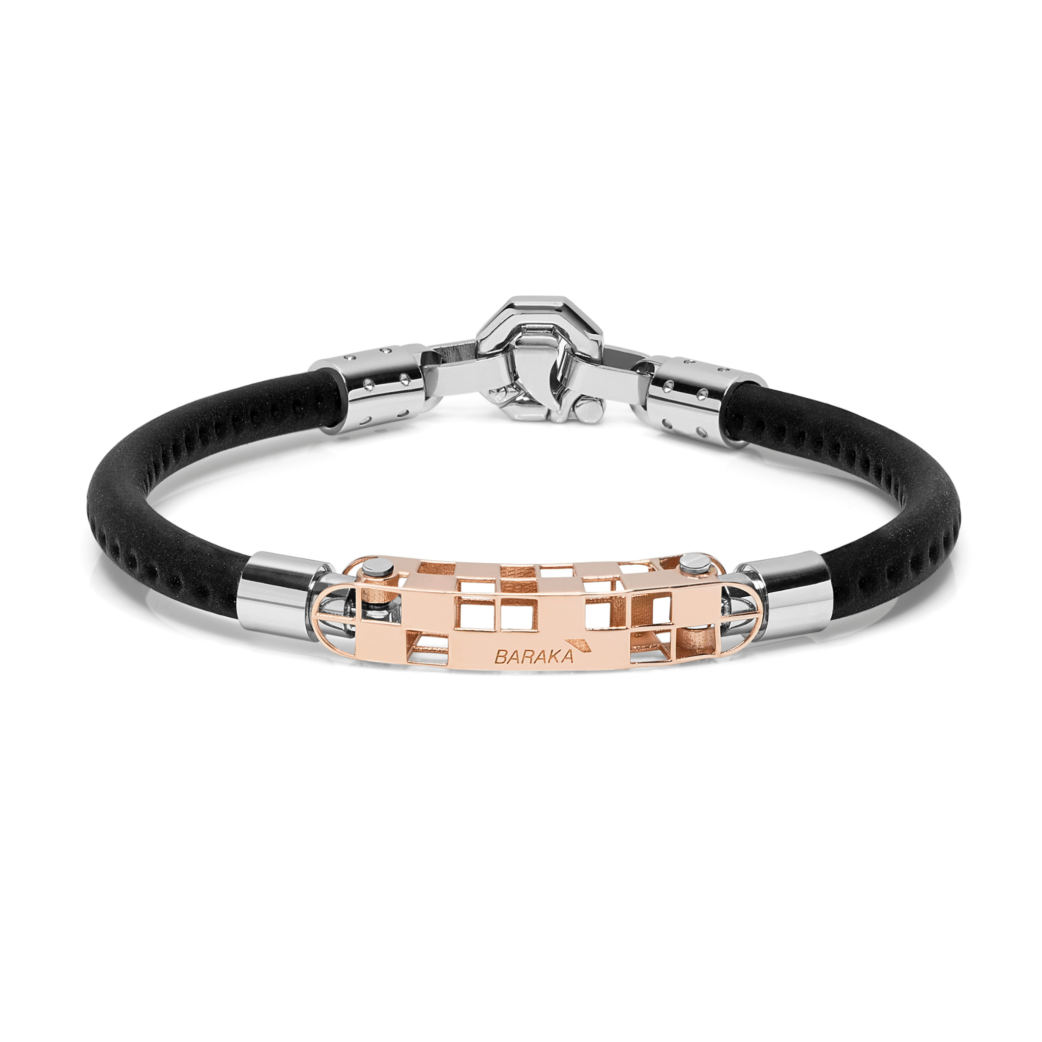 Baraka Meteorite Bracelet BR312051ROAG-05 - 22 cm | Rubber bracelets, Mens  jewelry bracelet, Baraka jewelry