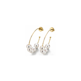 Akoya Pearl and Gold Earrings