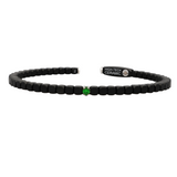 Dado Black Ceramic and Tsavorite Bracelet - Danielle B.