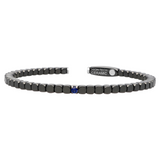 Dado Black Ceramic and Blue Sapphire Bracelet - Danielle B.