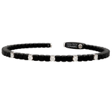 Dado Black Ceramic and Diamond Bracelet - Danielle B.