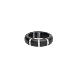 Pura Black Ceramic and Diamond Ring - Danielle B.