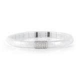 Pura White Ceramic and Diamond Bracelet - Danielle B.