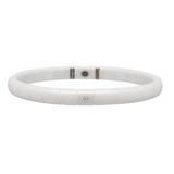 Pura White Ceramic and Diamond Bracelet - Danielle B.