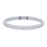 Pura White Ceramic and Diamond Bracelet - Danielle B.