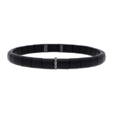 Pura Black Ceramic and Black Diamond Bracelet