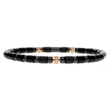 Carbon Fiber, Ceramic and Diamond Bracelet