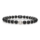 Sfera Black Ceramic and Diamond Bracelet