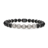 Sfera Black Ceramic and Diamond Bracelet