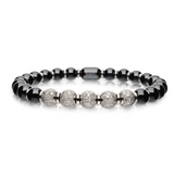 Sfera Black Ceramic and Diamond Bracelet