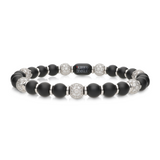 Sfera Black Ceramic and Diamond Bracelet