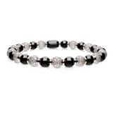 Sfera Black Ceramic and Diamond Bracelet