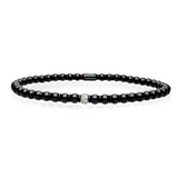 Sfera Small Black Ceramic and Diamond Bracelet