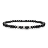 Sfera Small Black Ceramic and Diamond Bracelet