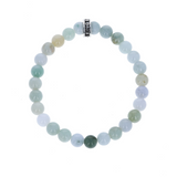 8mm Burma Jade Bracelet with Logo Ring