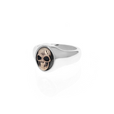 Skull Motif Ring with Gold Alloy