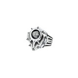 Indian Studded Motor Cover Ring with Headdress Logo