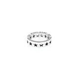Pierced Star Stackable Ring