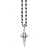 Pointed MB Cross Pendant