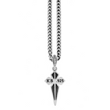 Pointed MB Cross Pendant