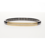 Manetta Ceramic Bracelet with Gold and Diamonds