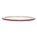 Stretch Ruby Tennis Bracelet - Danielle B.