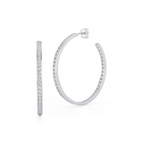 Diamond Hoop Earrings - Danielle B.