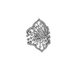 Burst Ring with Diamonds