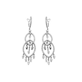 Drop Earrings with Diamonds