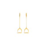 Staffe18kt Yellow Gold Earrings with Diamonds